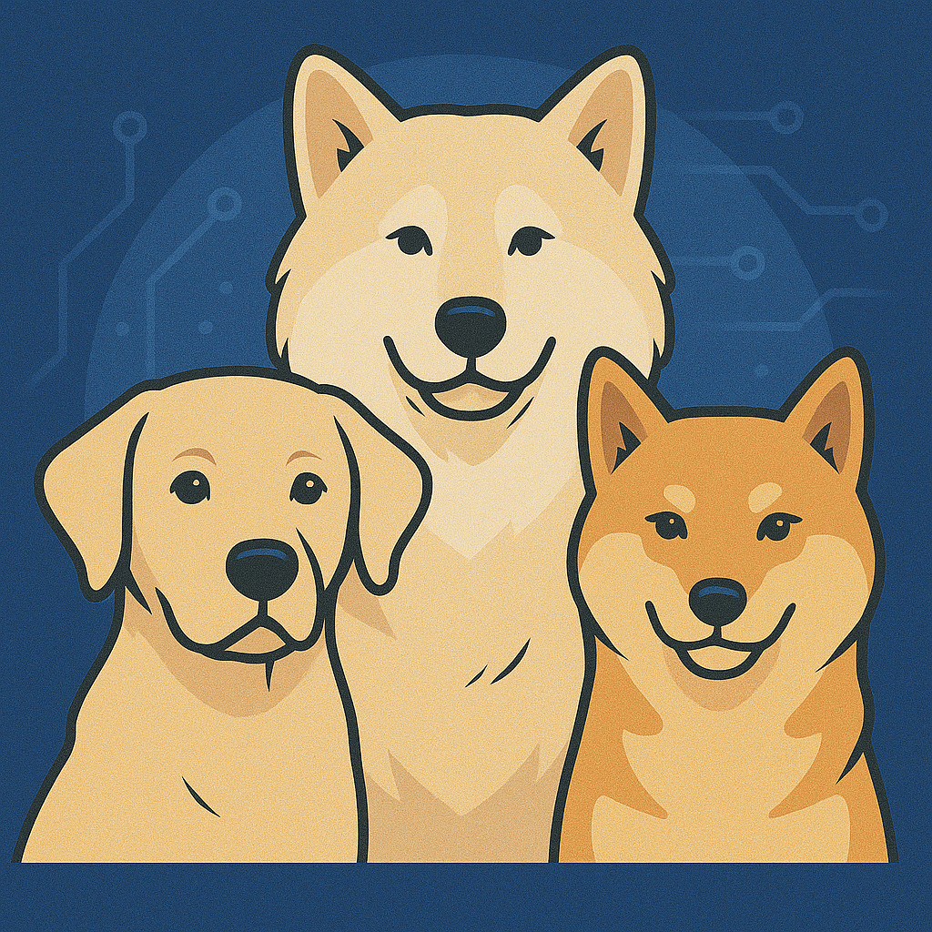 Kiba, Shiwa und Amigo - "Feel Good"-Team